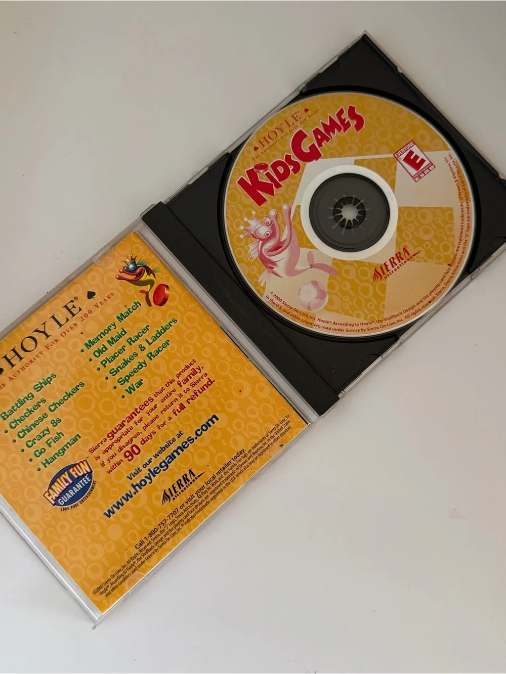 Hoyle Kids Games (PC, 2000) With Case & Manual